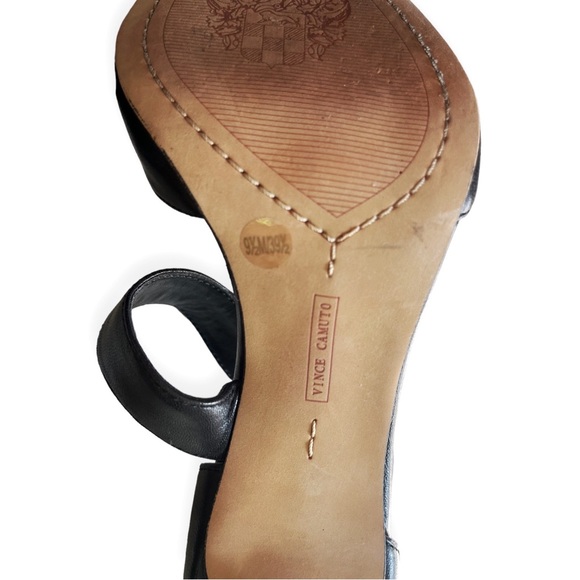 Vince Camuto Carlotte Heel in Black Nappa, sz 9.5 - Picture 13 of 13